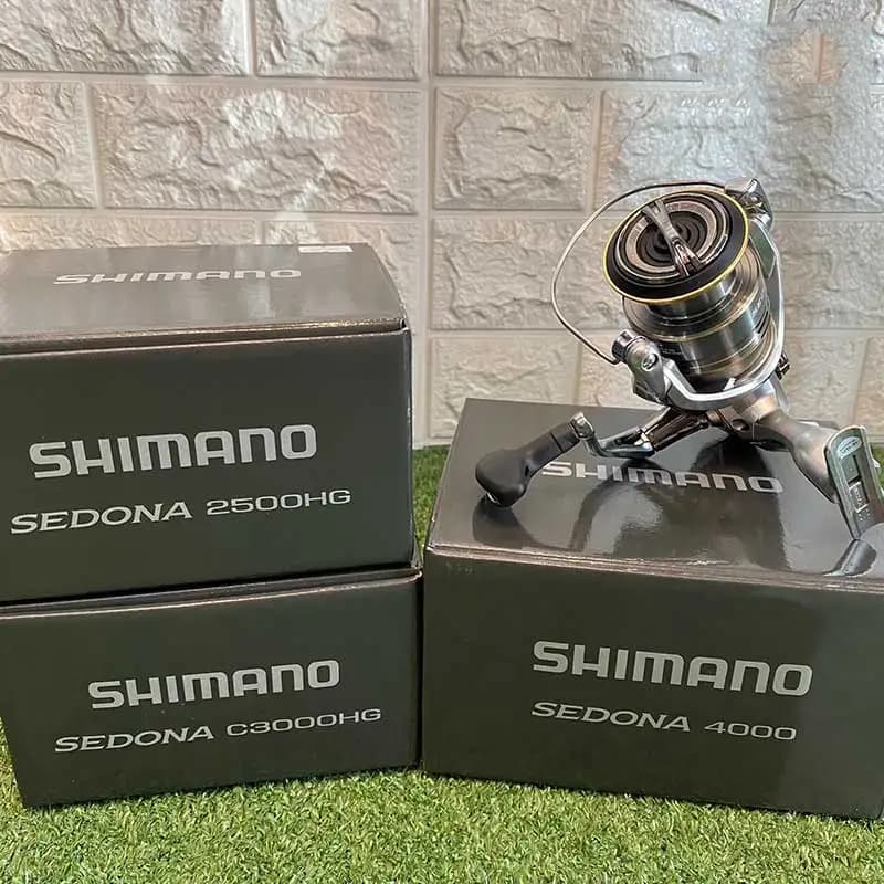 Moulinet de pêche spinning SHIMANO SEDONA 2023 ratio 5.0:1 6.2:1 4.7:1 frein avant 3+1BB HAGANE