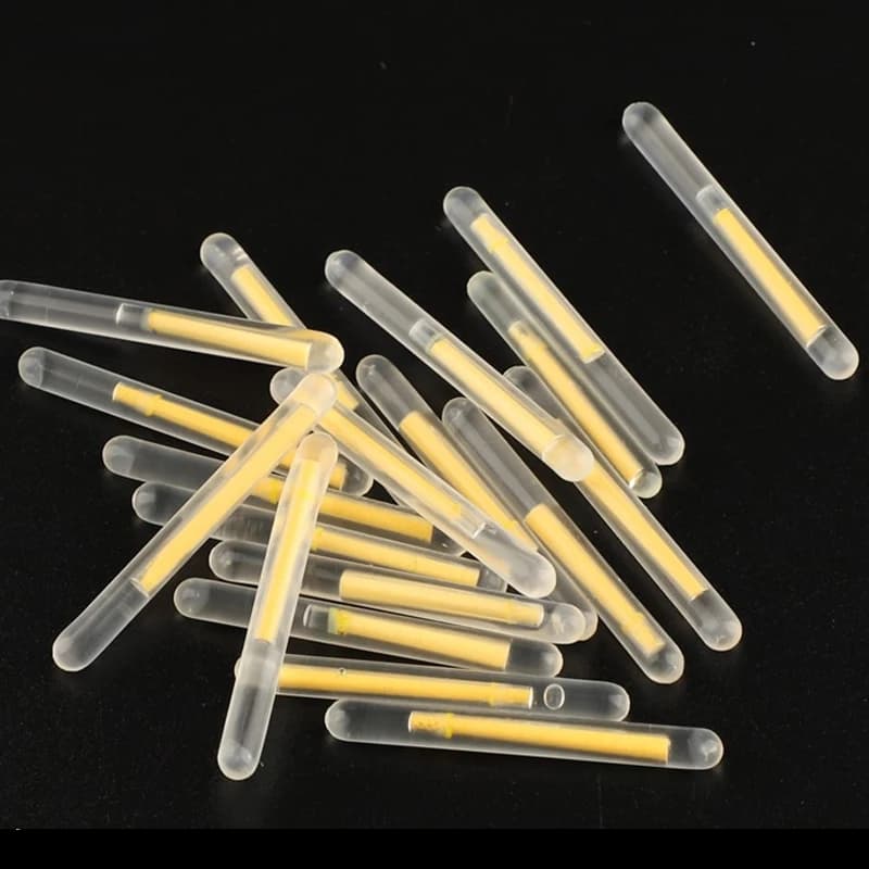 Bâtons lumineux pêche diamètre fluo haute visibilité 80/160PCS - tiges flottantes lumineuses pêche nocturne