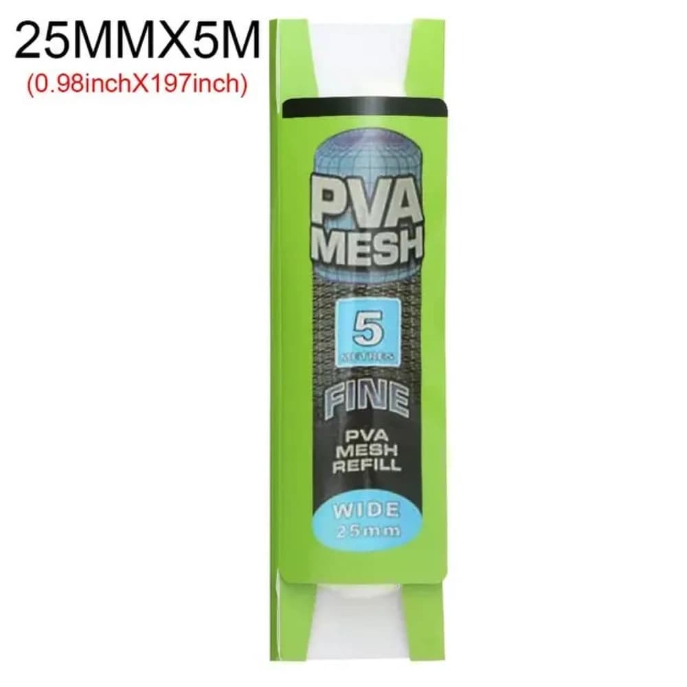 Sacs solubles PVA 5m recharges pour amorçage carpe - Filet 25mm et 37mm pour appâts et leurres