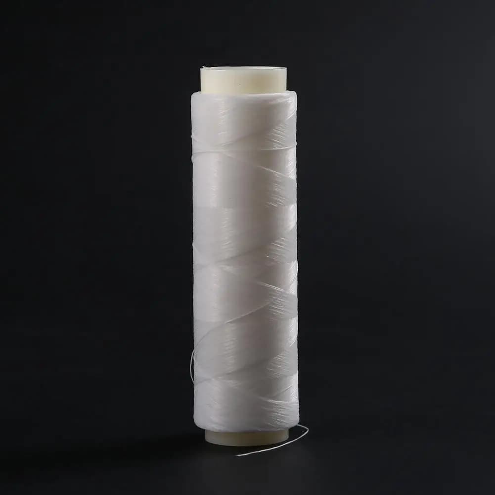 Fil nylon invisible 200M flottant blanc pour pêche légère et appâts naturels discrétion optimale