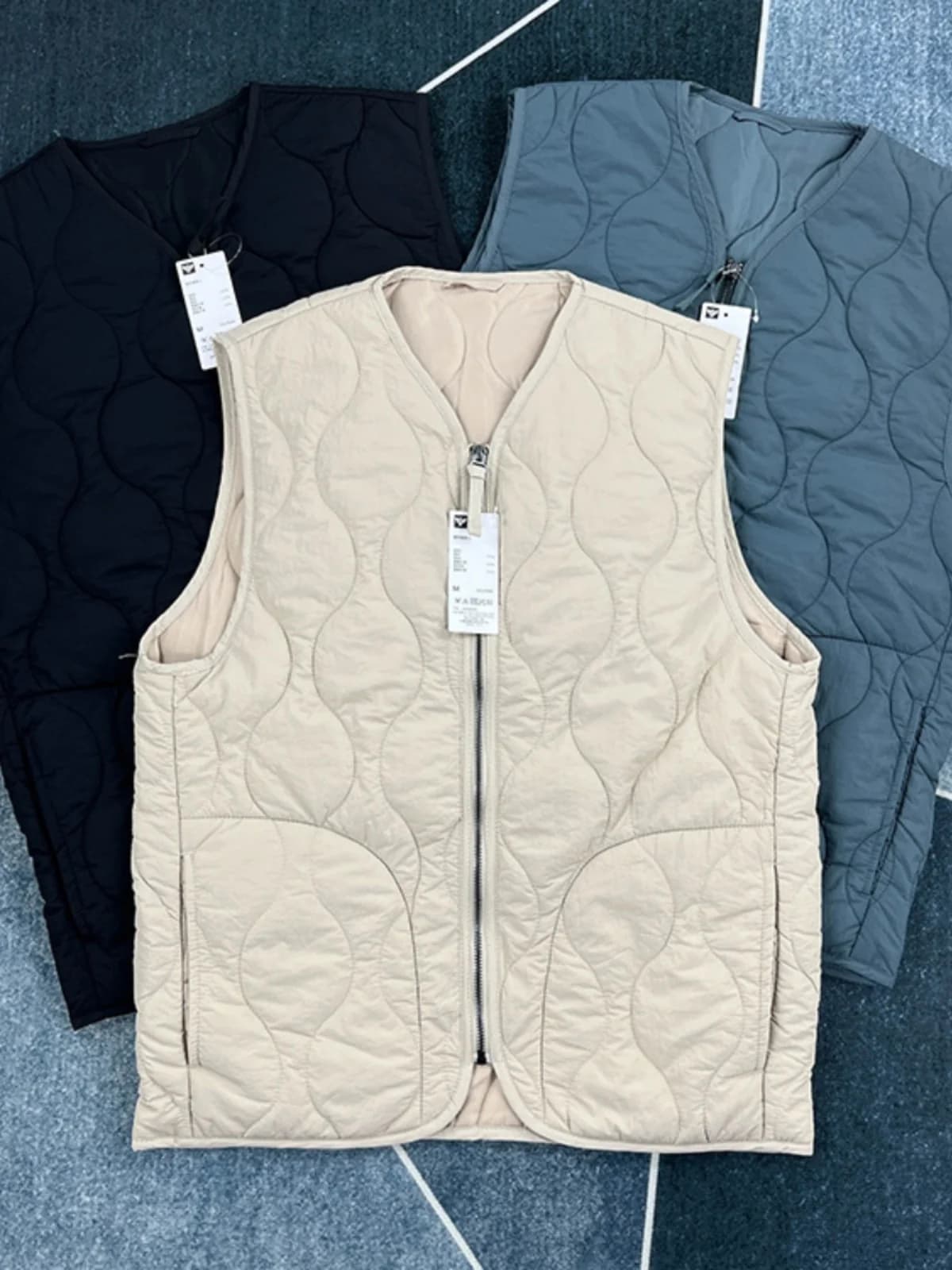 Veste matelassée homme 4XL chaude pour automne hiver sans col, doublure ouate couleur unie style rétro japonais