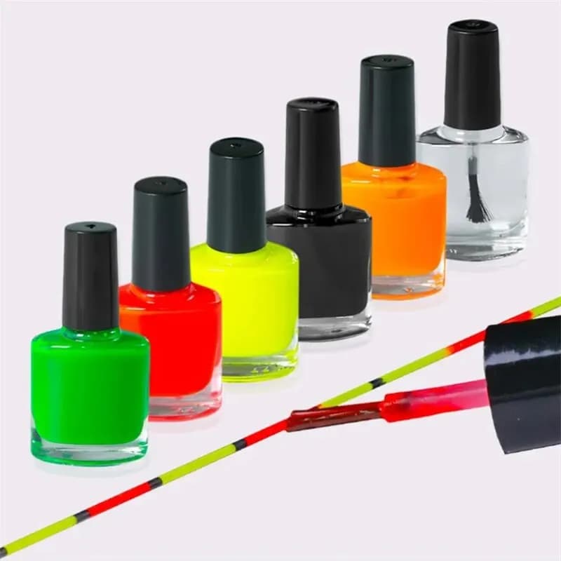 Peinture fluorescente 15ML pour flotteurs de pêche, séchage rapide et réparation de bouchons de ligne
