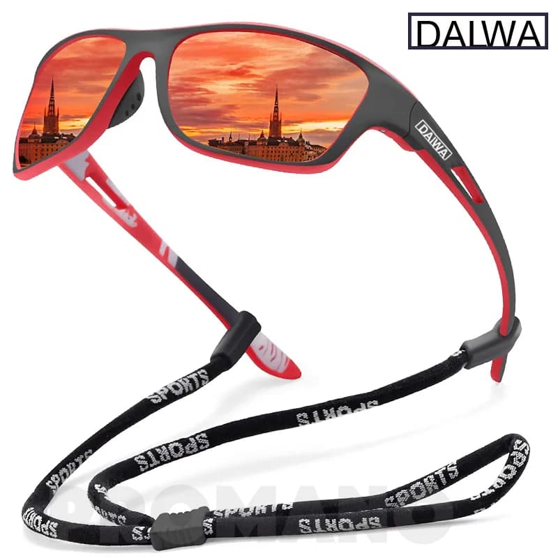 Lunettes de pêche polarisées Dalwa - Conduite randonnée classique UV400 pour hommes