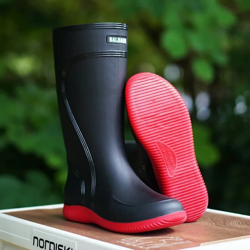 Bottes de pêche homme imperméables antidérapantes pour pêche en rivière et étang