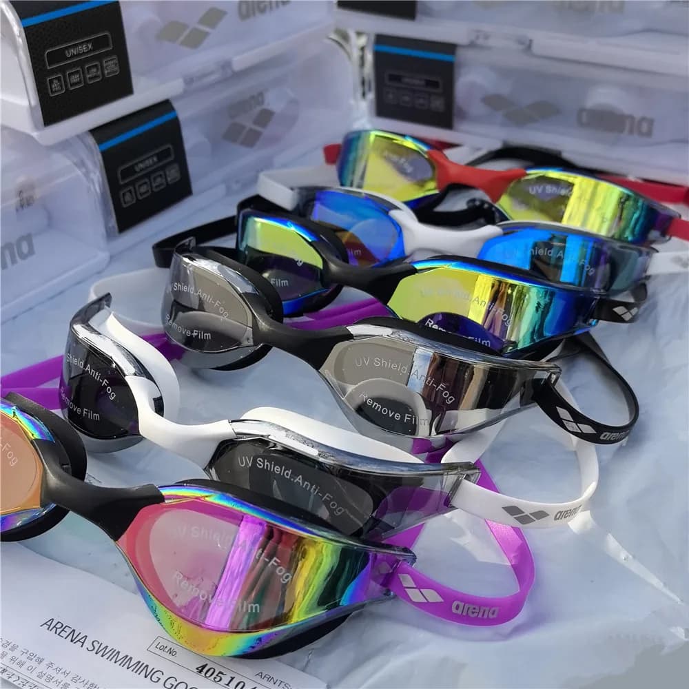 Lunettes de natation ARENA compétition entraînement étanches anti-buée haute définition UV400 équipement professionnel