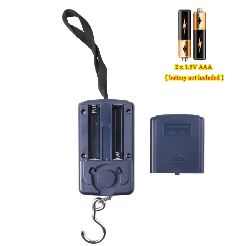 Balance digitale pêche 40kg précision 0.01kg pèse-bagages électronique LCD portable pour peser poissons
