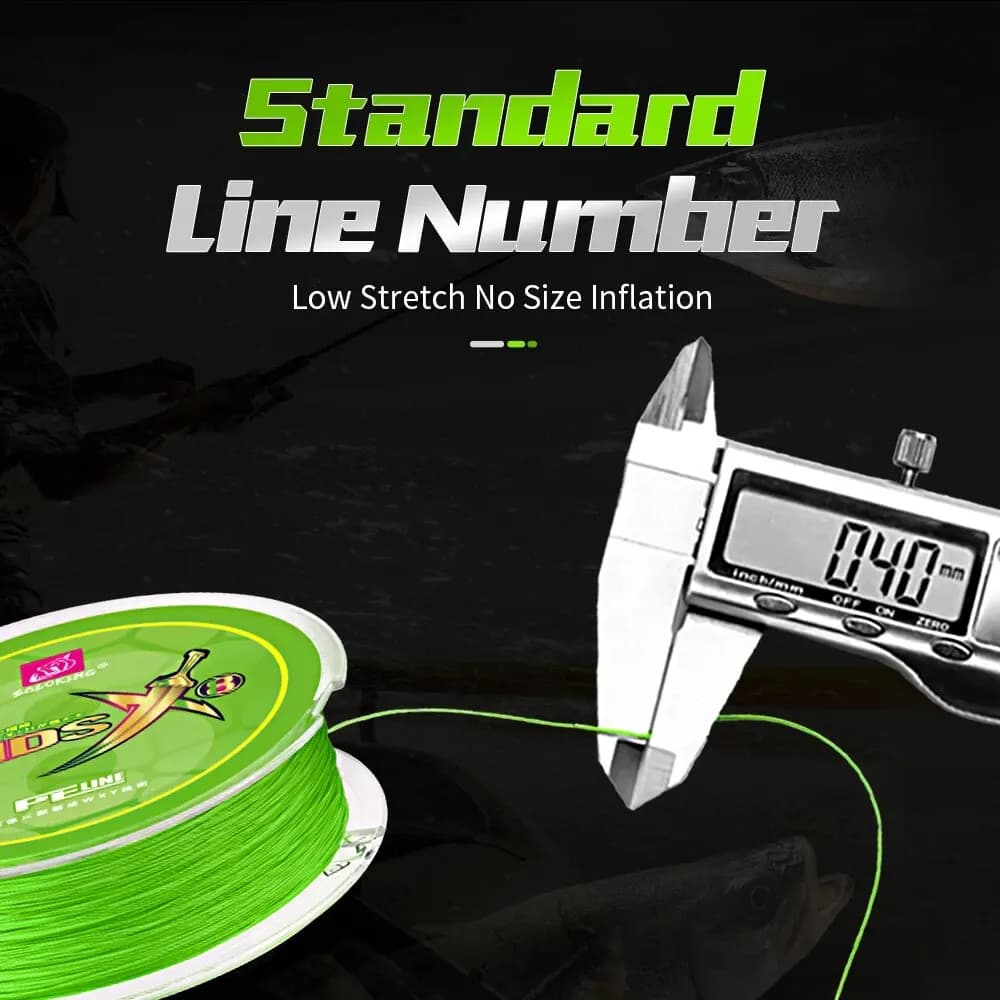 Ligne de pêche SOLOKING Micro Fly 8 brins 100m pour carpe truite brochet en étang et rivière