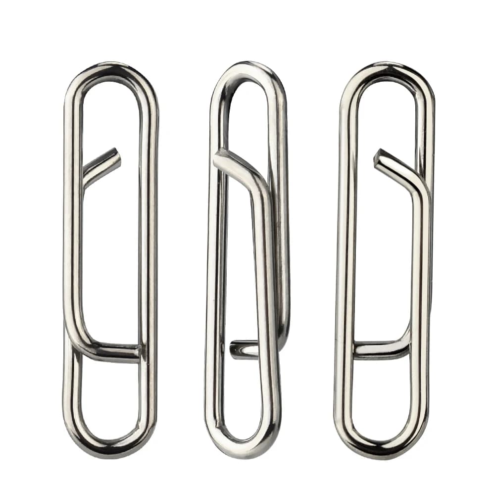 DNDYUJU 30-100pcs émerillons acier inoxydable 304 pour leurres - connecteurs de pêche fiables et durables