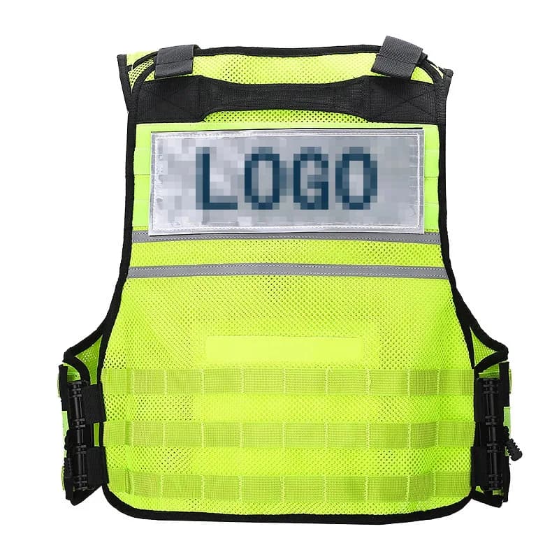 Gilet tactique Molle respirant et multifonction à maillage amovible pour pêche et duty
