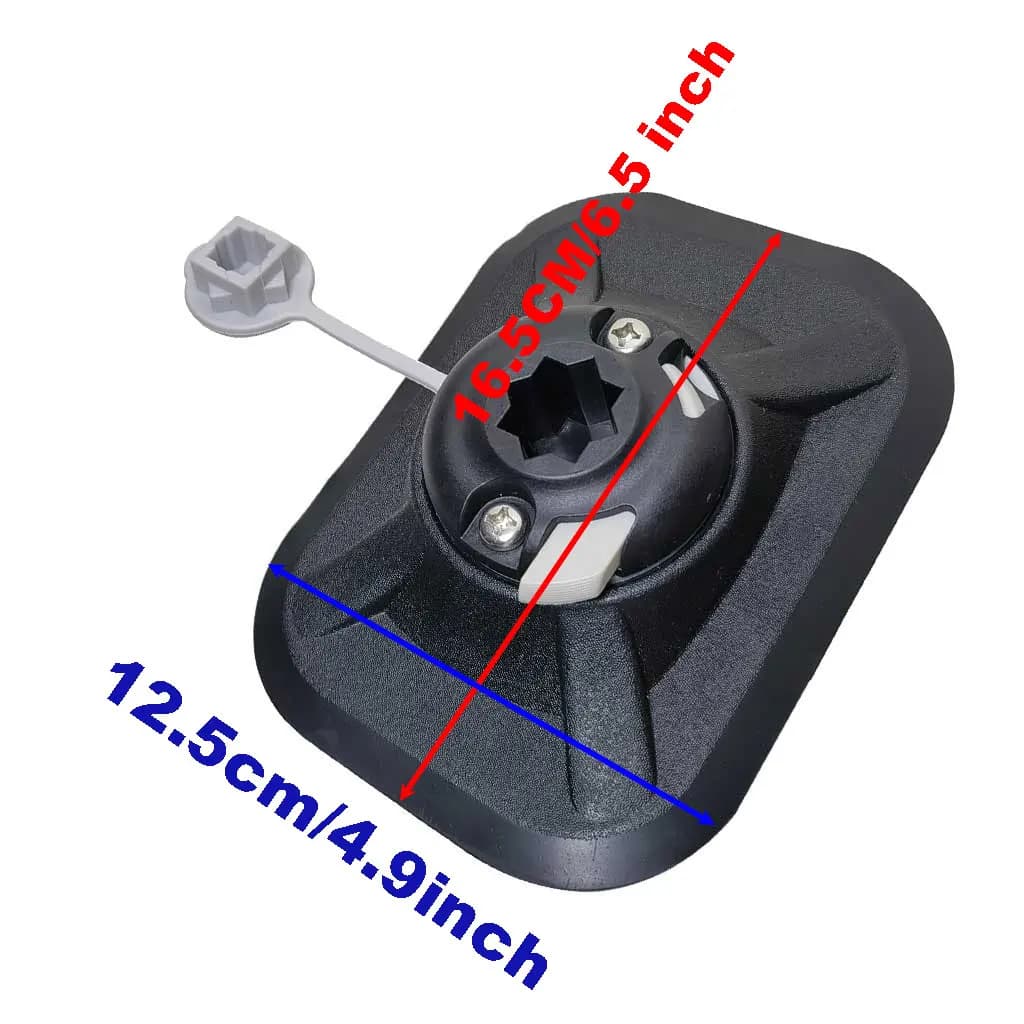 Support GPS et sondeur pour bateau gonflable - Kit de montage avec base à boule pour kayak