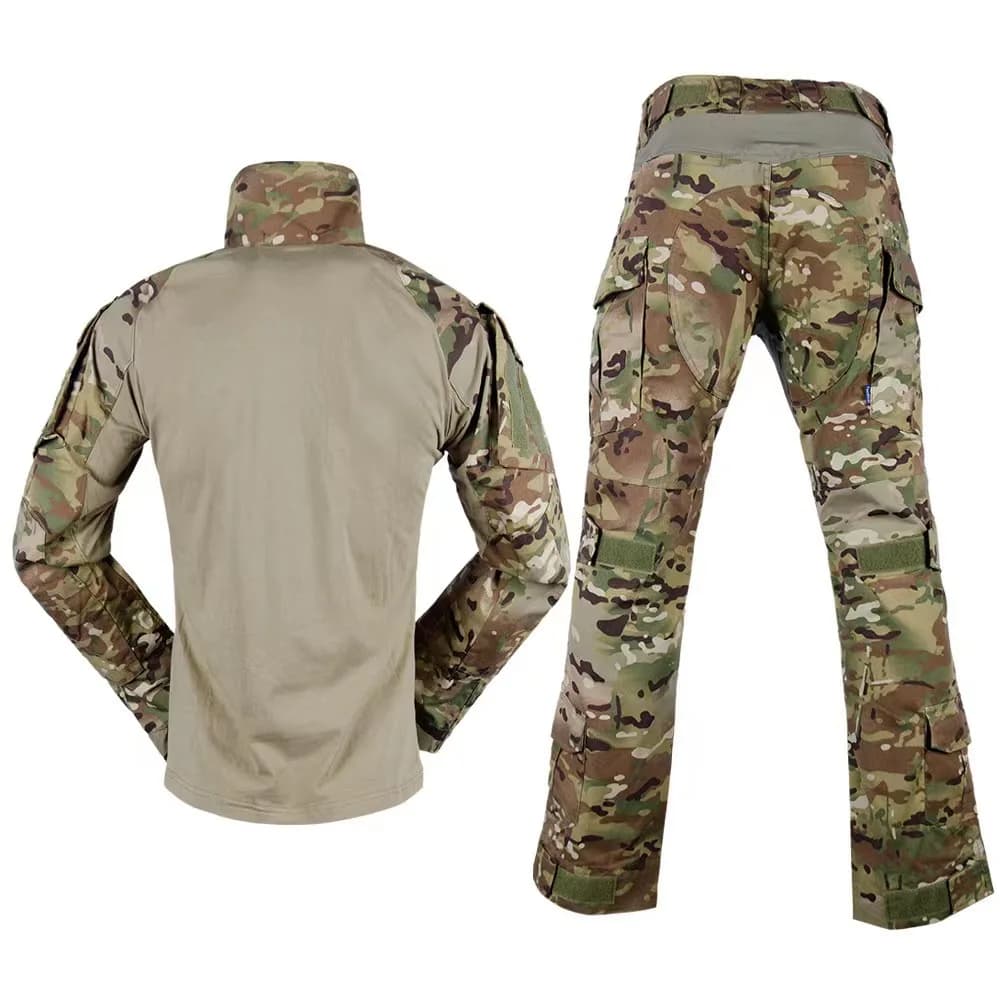 Combinaison Tactique Multicam 4XL - Uniforme Combat Pêche Chasse Airsoft Extérieur