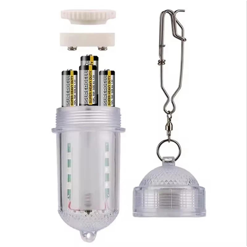 Lampe de pêche LED étanche WEIHE multicolore - Lumière sous-marine haute luminosité pour pêche profonde