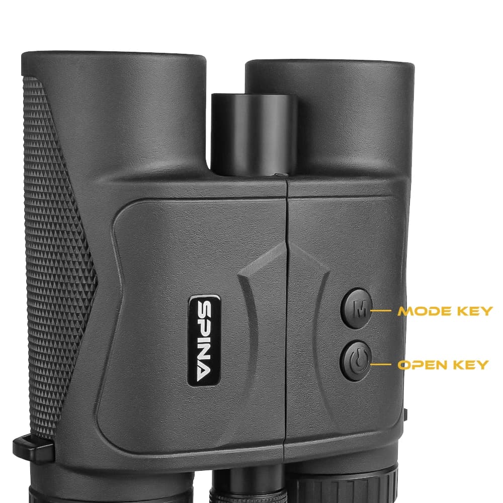 Jumelles télémètre laser SPINA 10X42 1200m étanches pour chasse tactique et observation outdoor