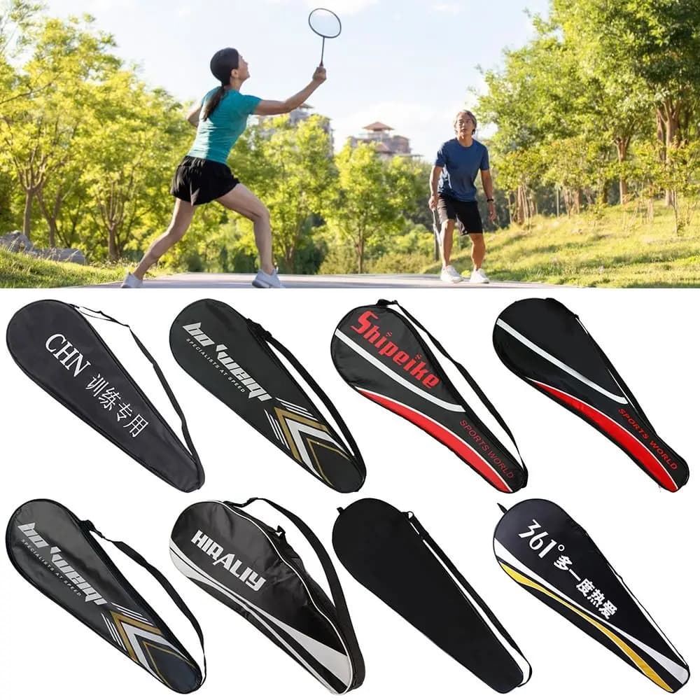 Sac étanche oxford multicolore pour raquettes badminton : pochette professionnelle indoor outdoor