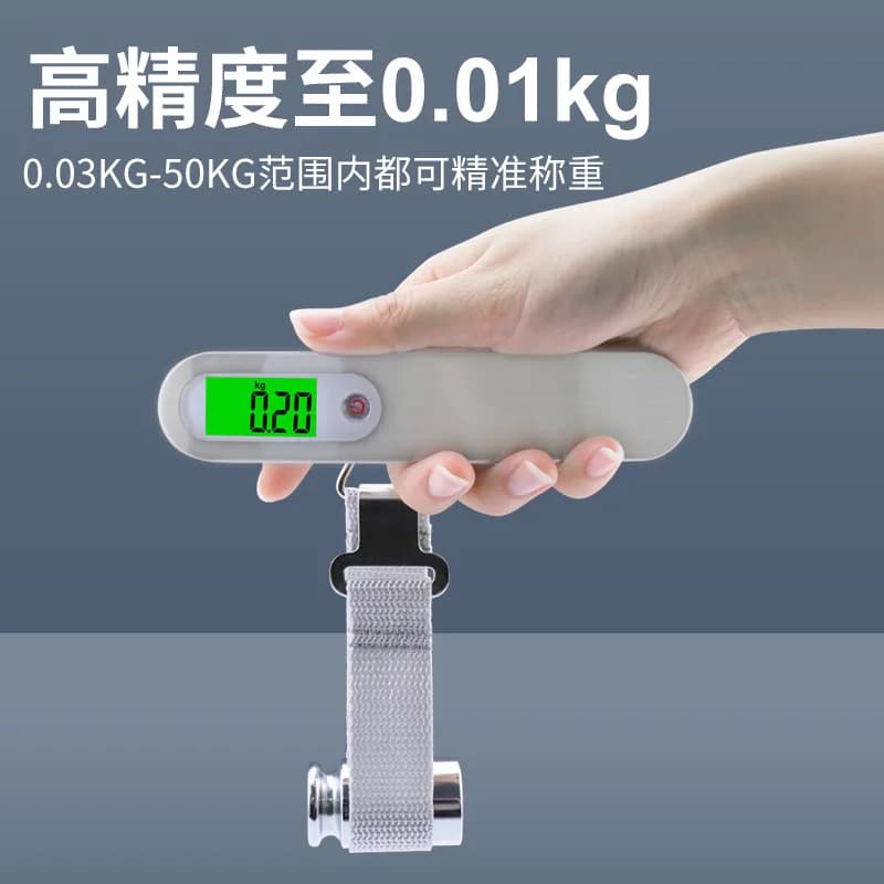 Balance électronique portable 50kg multifonction - Pour pêche, bagages et colis express