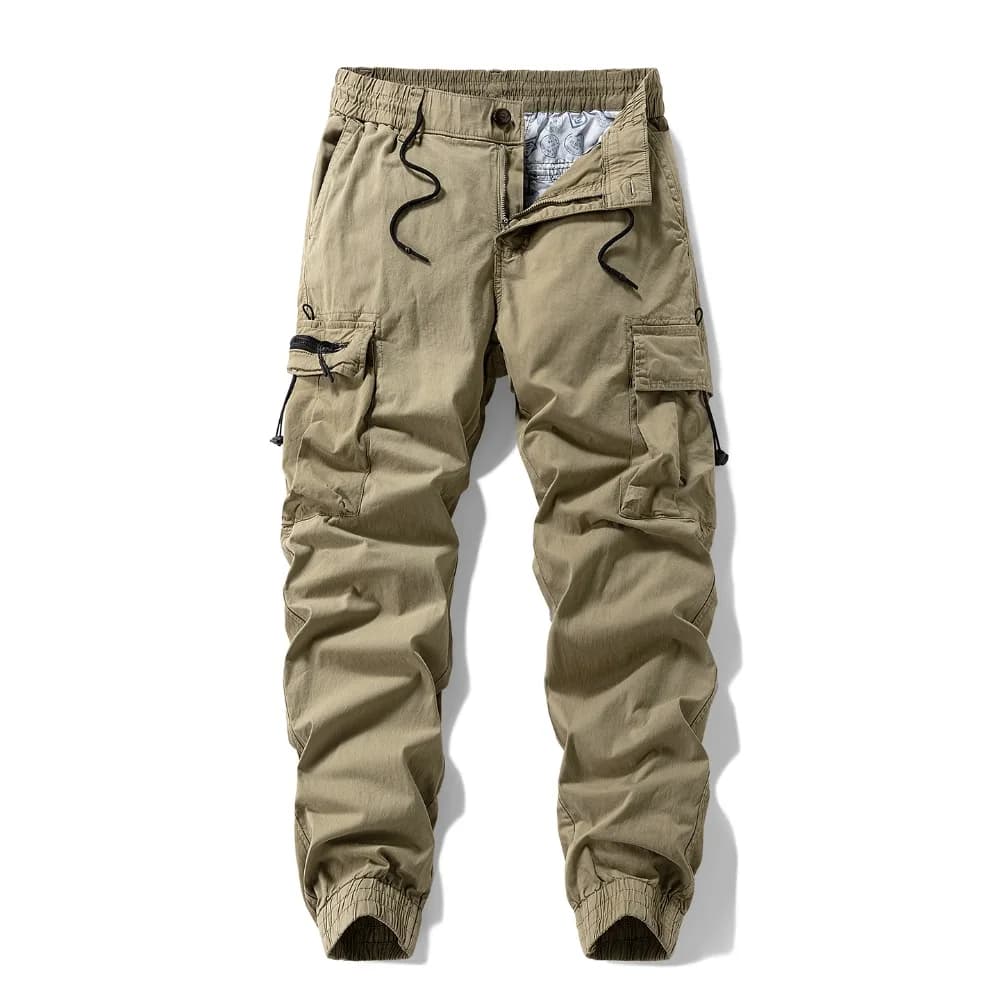 Pantalon jogger tactique ripstop pour hommes - Léger multi-poches - Taille 40 pêche confort