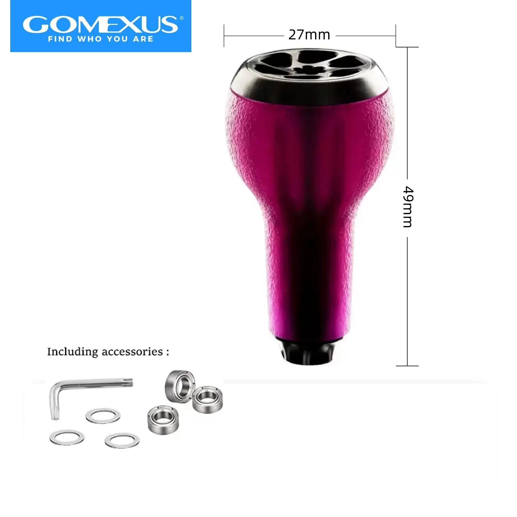 Poignée de moulinet Gomexus TPE 27mm pour Shimano Daiwa, knob confort antidérapant pour pêche humide