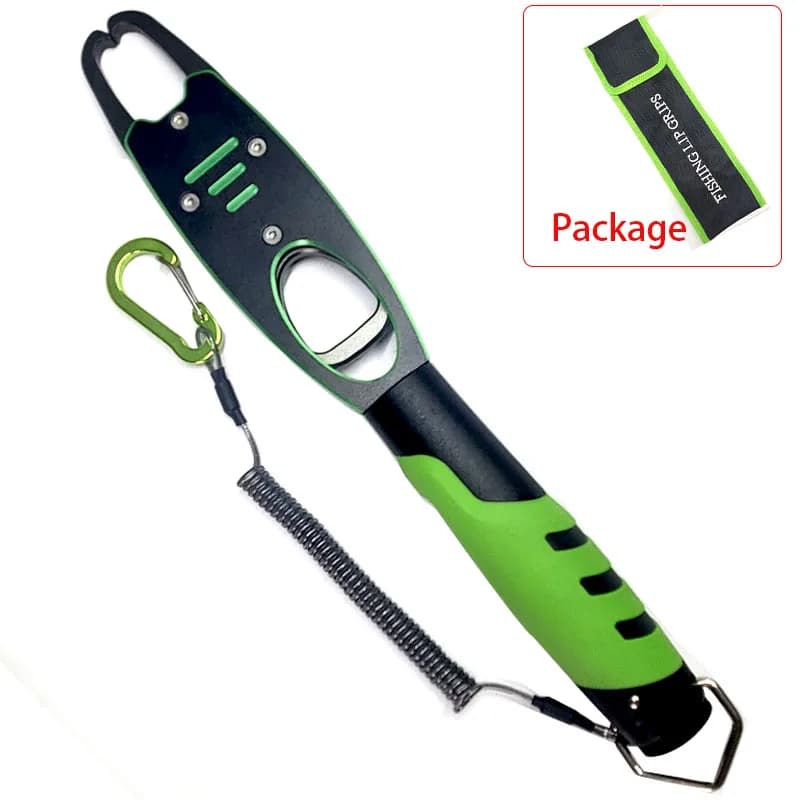 Pince à peser TAKEDO BL-040 grip pour poisson avec balance intégrée, bec extracteur d'hameçon et pince multifonction