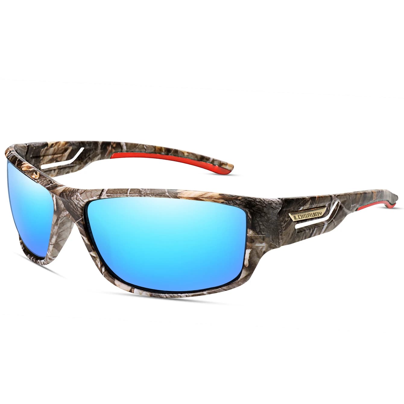 Lunettes de pêche polarisées camouflage - Hommes - Conduite et sports outdoor - Protection UV400