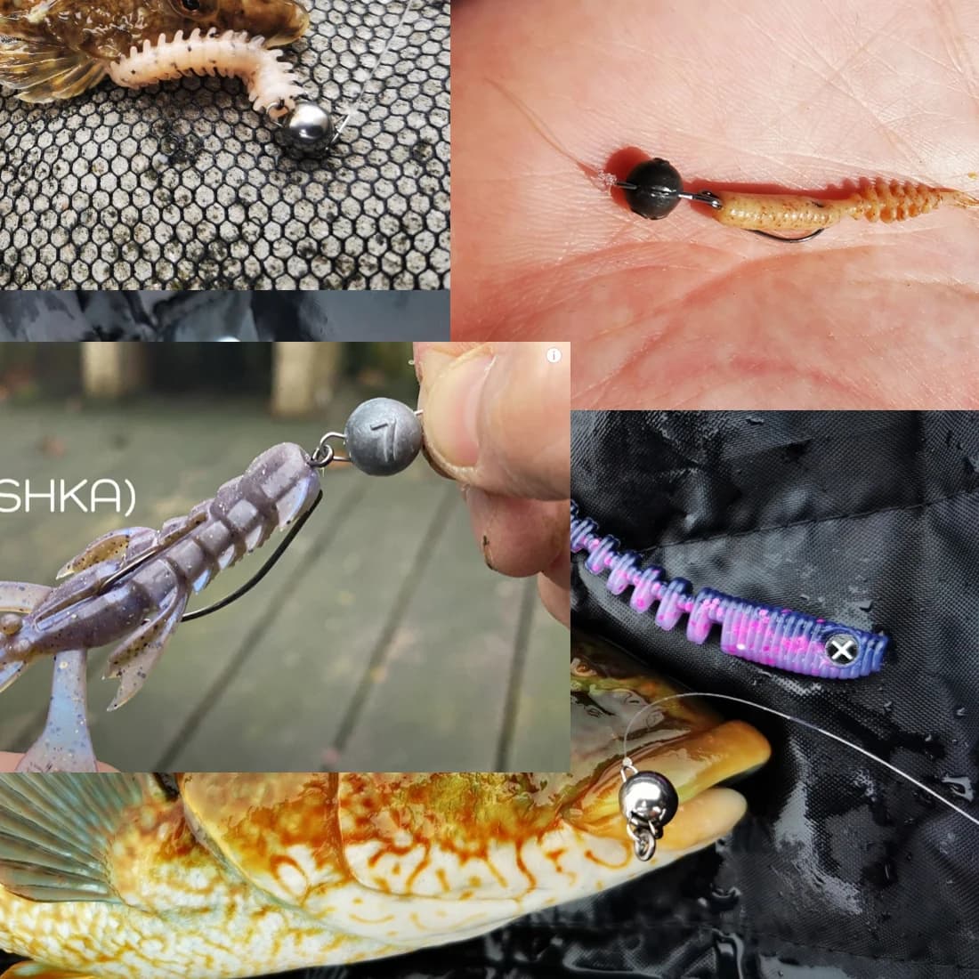 Plombs Cheburashka 10 pièces pour pêche en eau douce avec connecteur hameçon