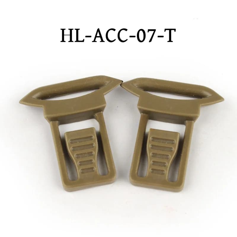 Clip fixation lunettes sur rail casque, accessoire montage guide portable paintball camping