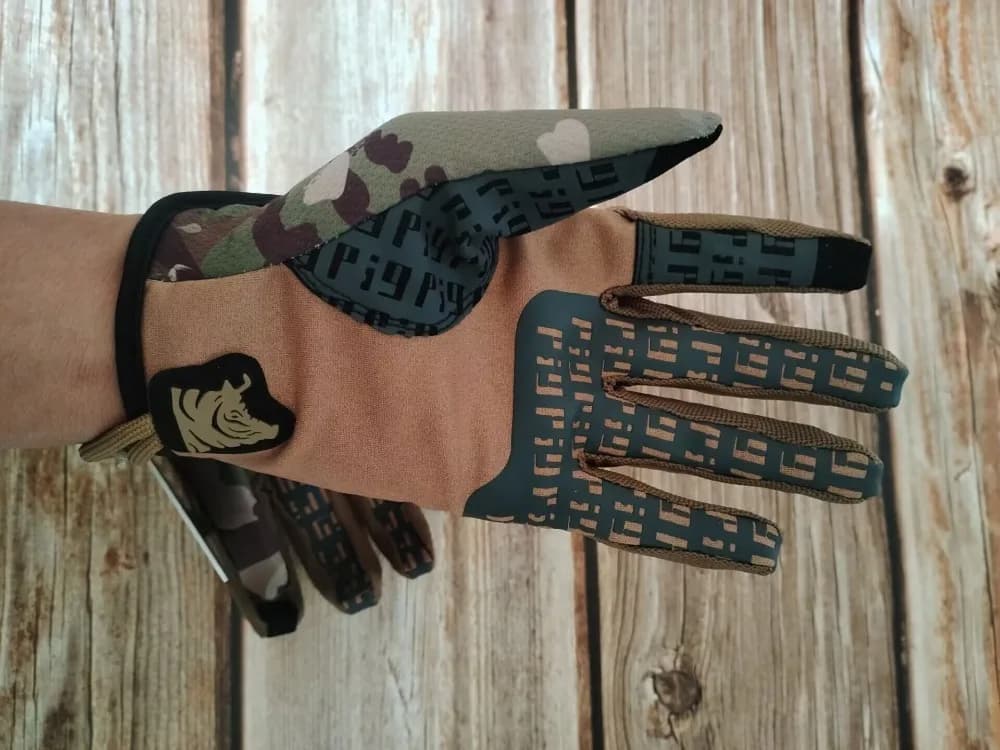 Gants tir tactiques PIG FDT Alpha : camouflage, fonction tactile, matériaux upgrade, pêche sportive