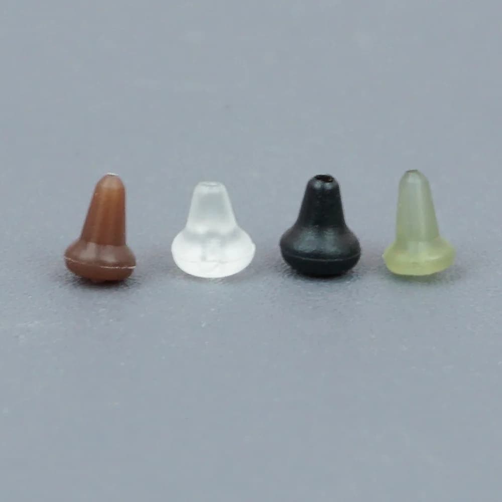 Lot de 50 stoppeurs Hirisi pour hameçons de pêche à la carpe, accessoires en caoutchouc souple 4 couleurs