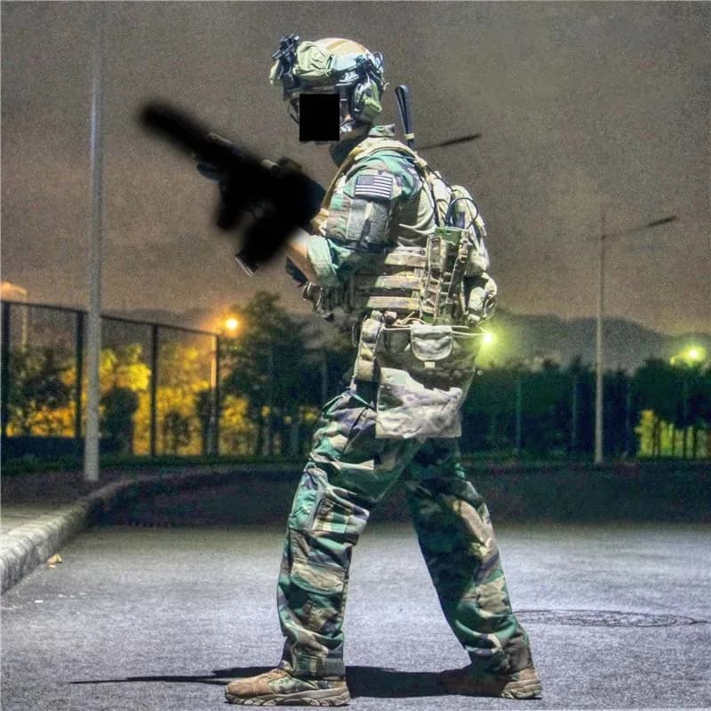 Pantalon tactique AUKU G3 camouflage chasse imperméable - Vêtements pêche technique