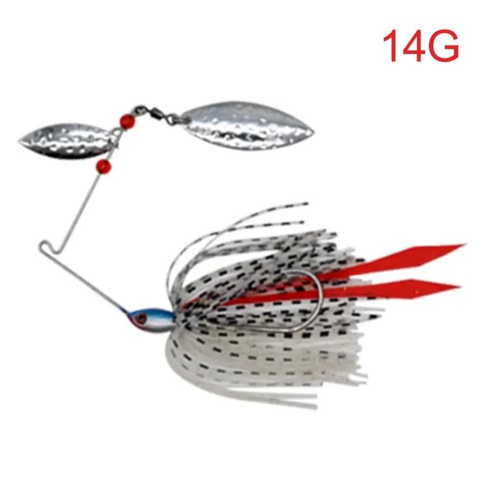 Leurre Spinner Bait Chatterbait 16G-21G pour pêche du black bass - Kit complet wobblers