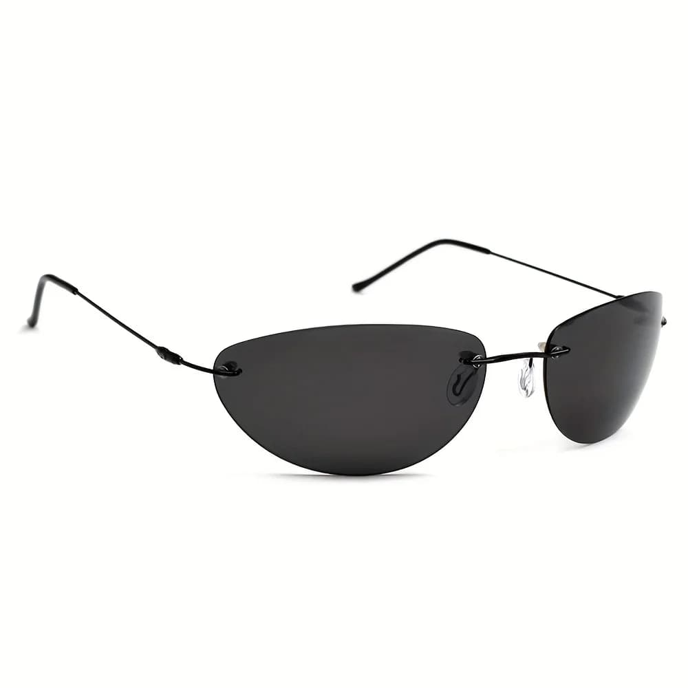 Lunettes polarisées Matrix style ultra-légères sans monture pour pêche - Design conduite Polaroid - Homme