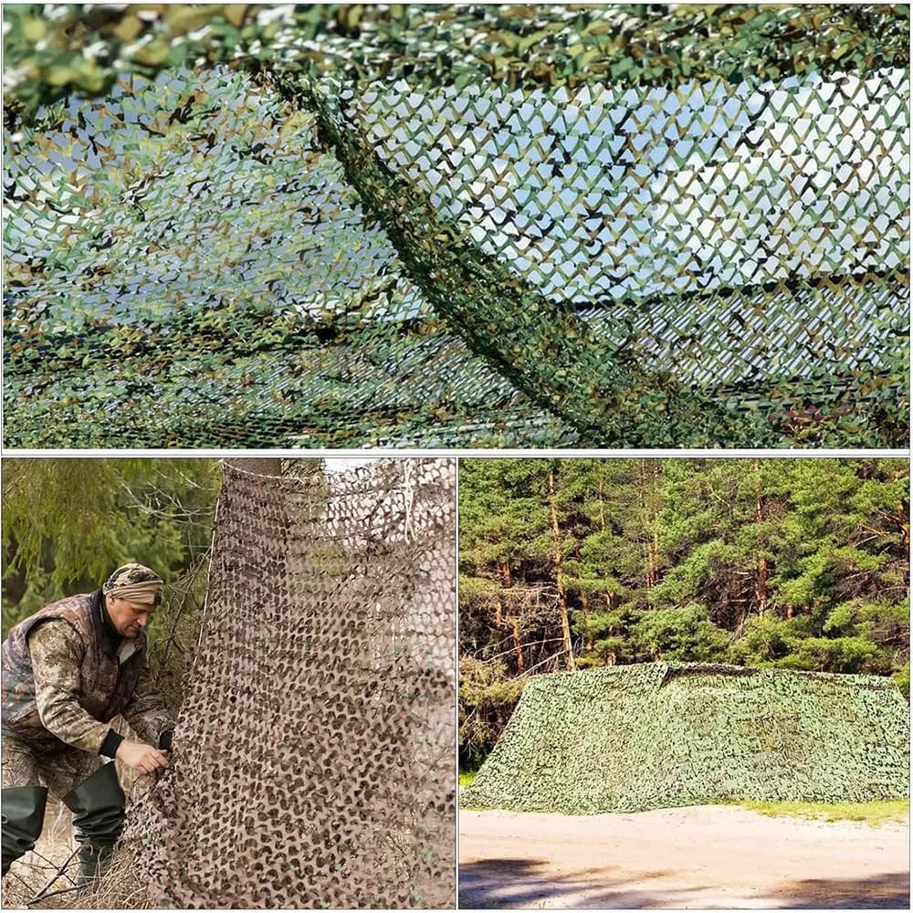 Filet camouflage outdoor pêche discrétion protection soleil affût caché observation poissons