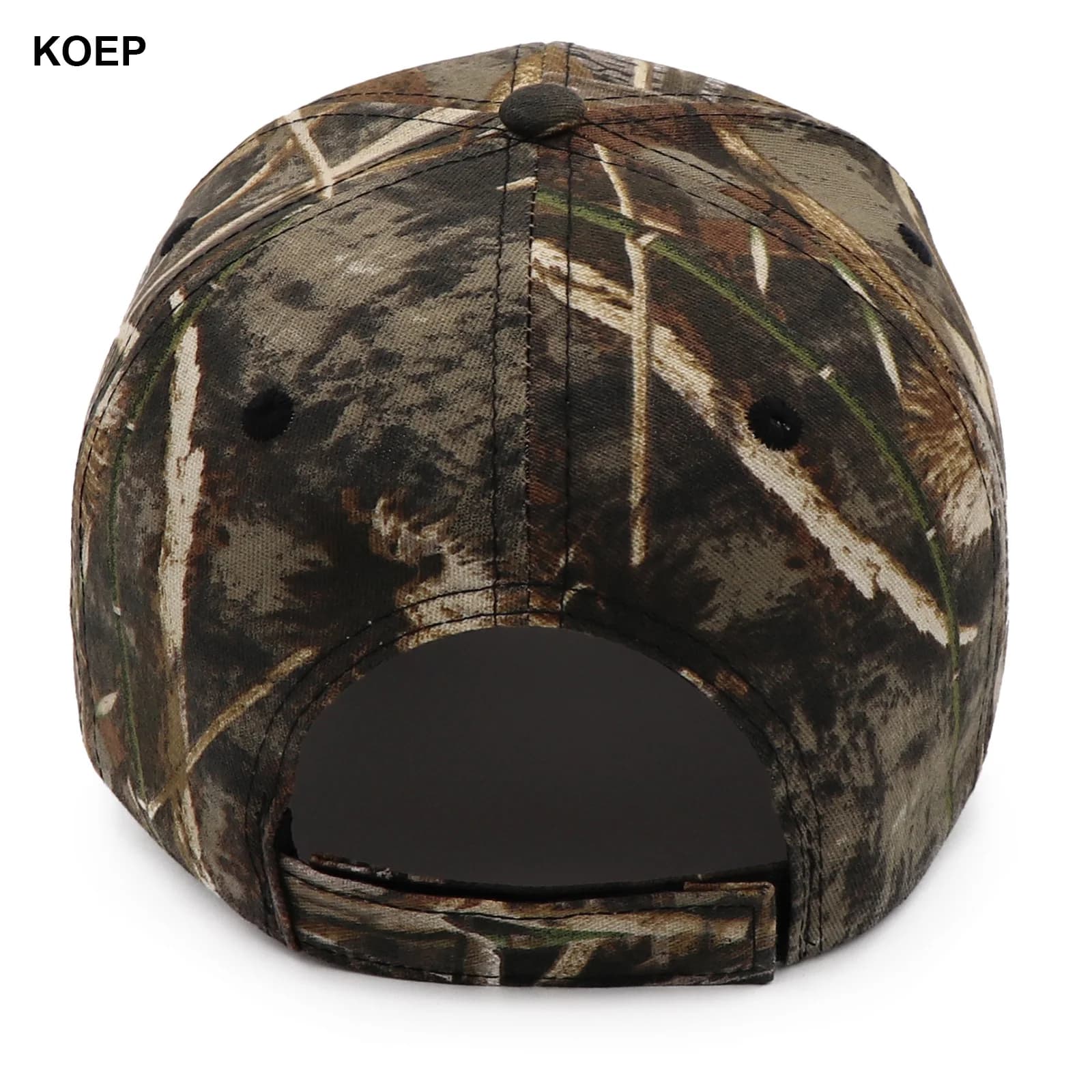 Casquette snapback camouflage roseaux KOEP KBRT2 pour pêche aux canards sauvages étangs