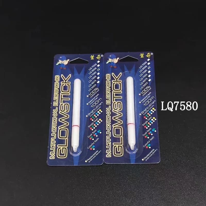 2 lampes lumineuses étanches pour pêche de nuit, flotteurs luminescents attirant les poissons J066