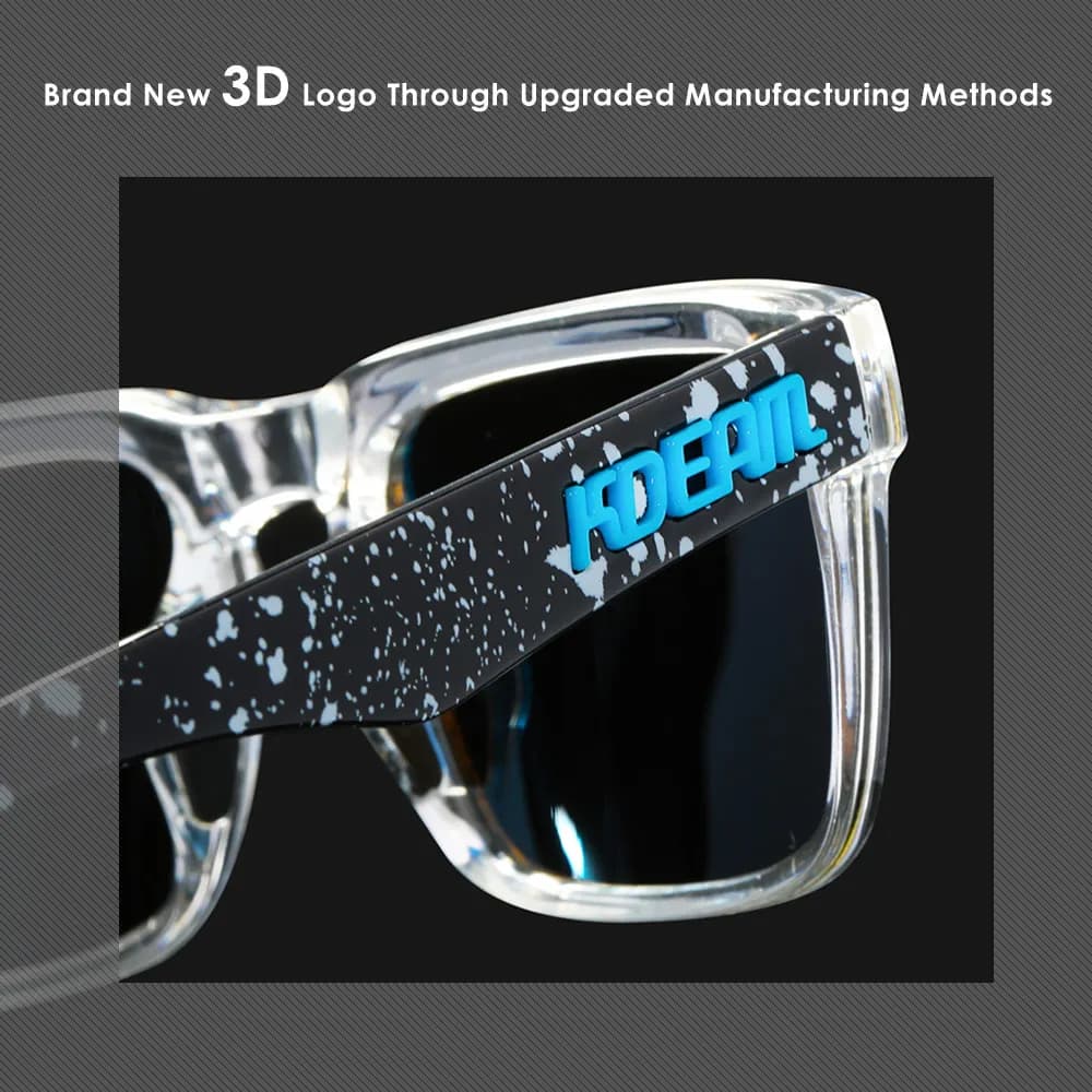 Lunettes de soleil miroir pêche sport polarisées haute qualité couleurs variées homme