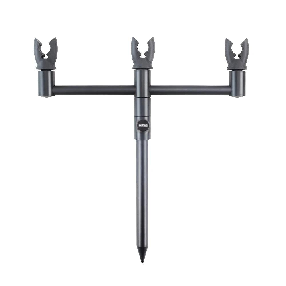 Support canne pêche carpe Hirisi rod pod avec bank stick et buzz bar - Porte cannes stable