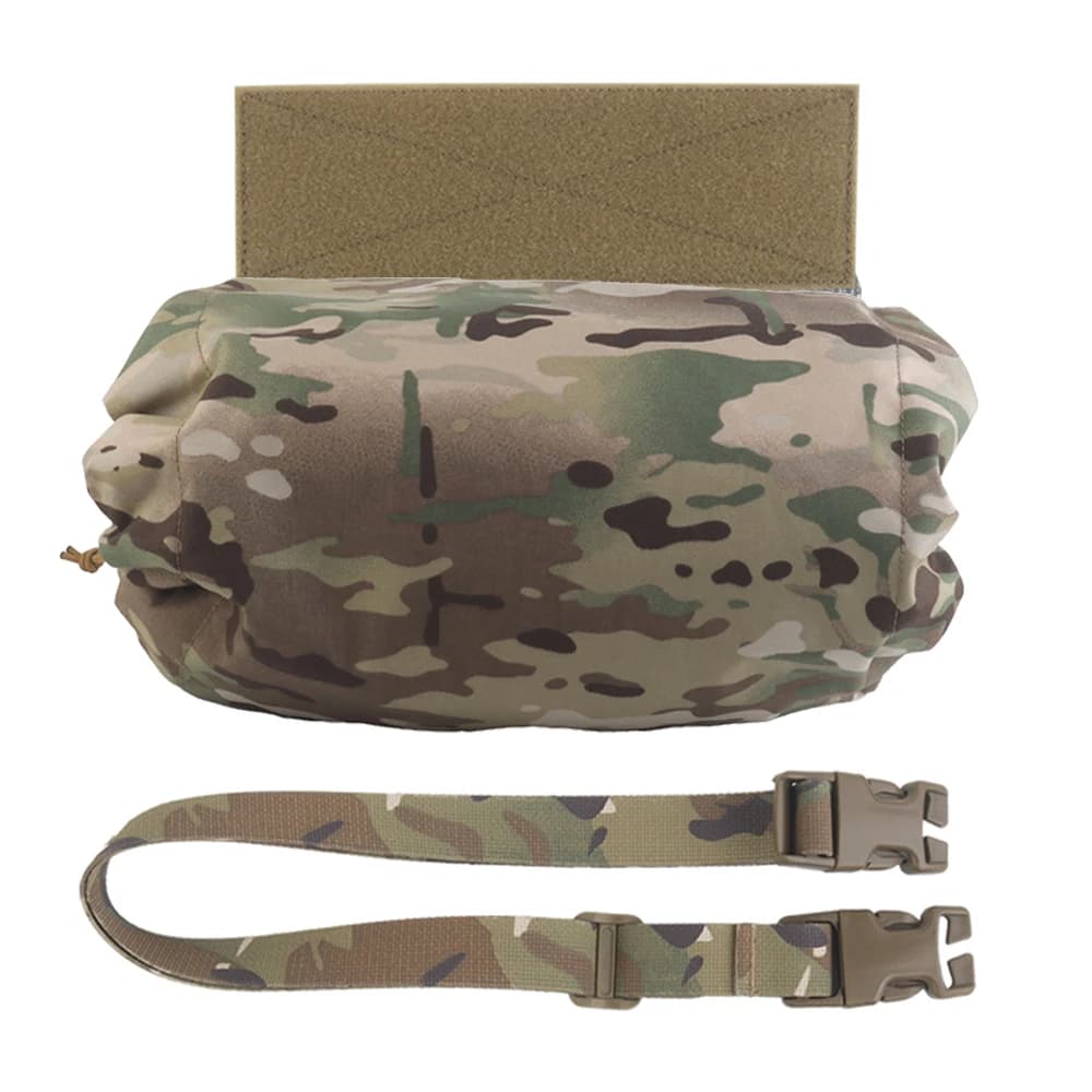 Poche tactique style Ferro masque à gaz - Rangement manchot gilet plaque pêche outdoor ceinture