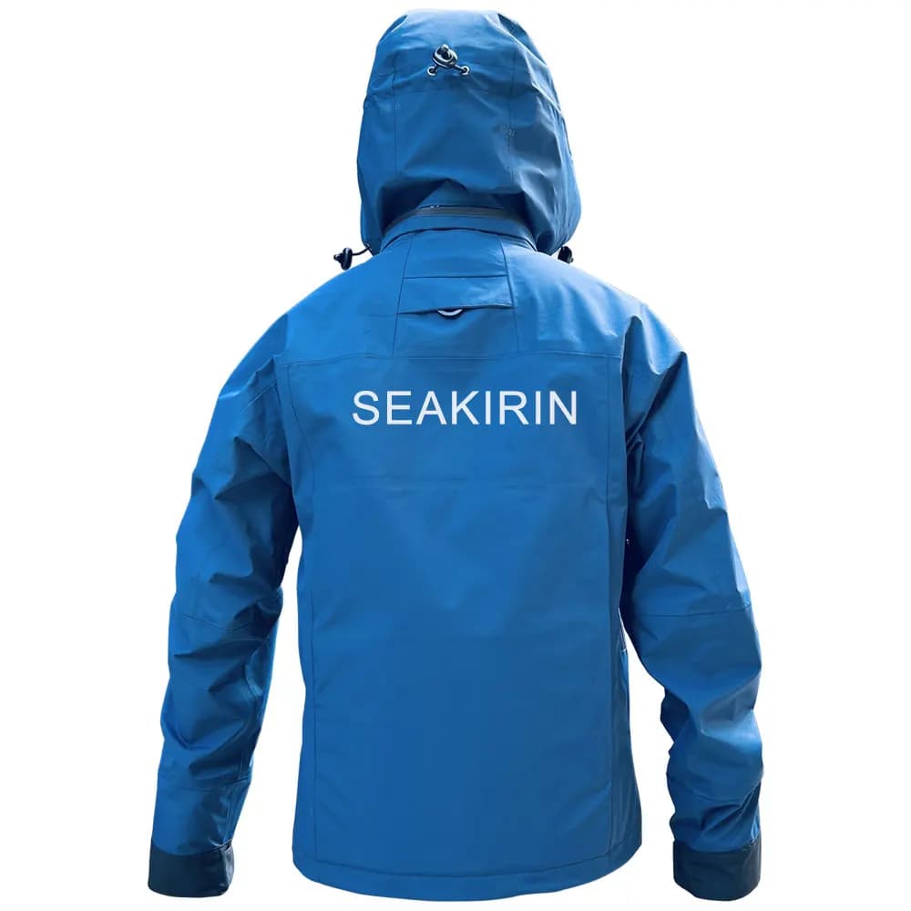 Veste de pêche imperméable respirante 3L avec capuche pour pêche à la mouche et activités nautiques