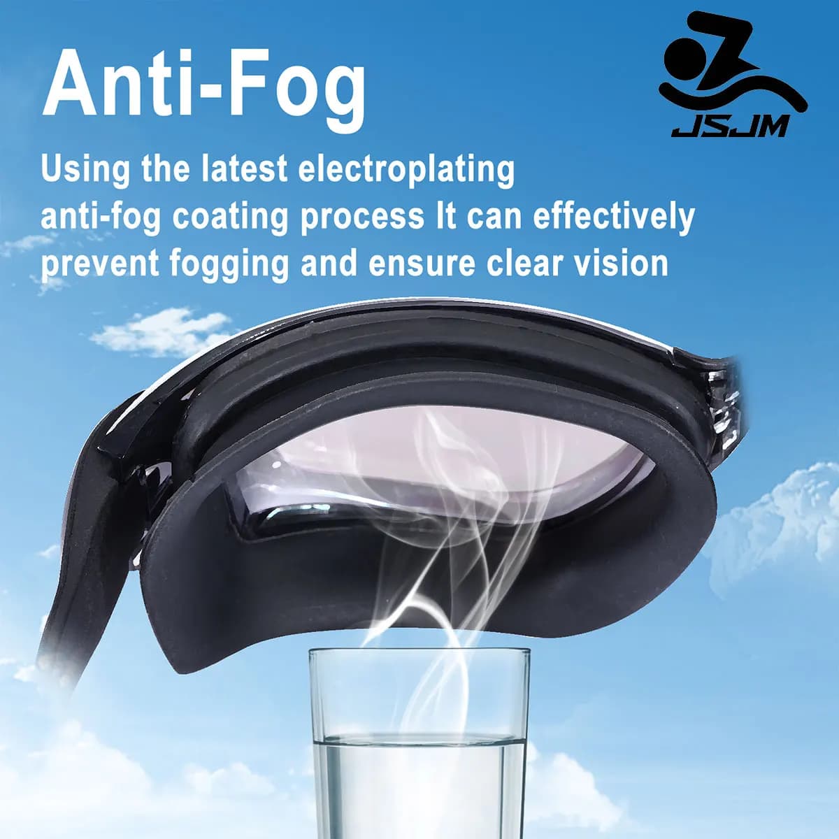 Lunettes de natation professionnelles anti-buée HD UV + Sac étanche téléphone - Cadeaux adultes