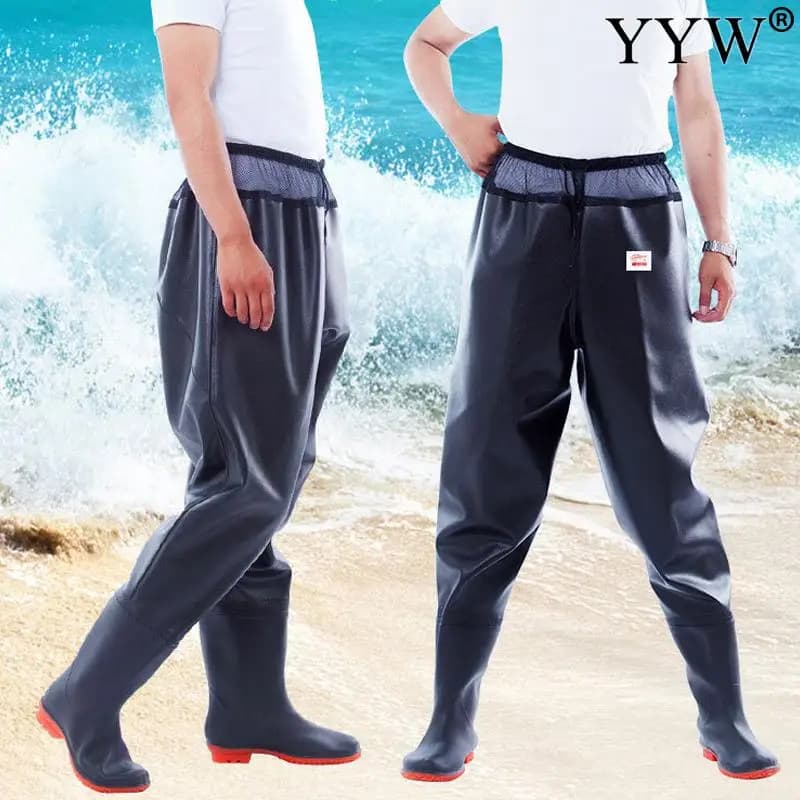 Pantalon waders étanches pêche chasse avec semelle Oxford pour hommes et femmes