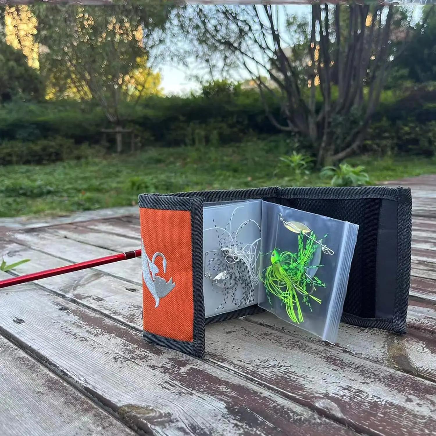 Portefeuille étanche Aventik 10 bobines pour bas de ligne pêche à la mouche - Organisateur de lignes durable