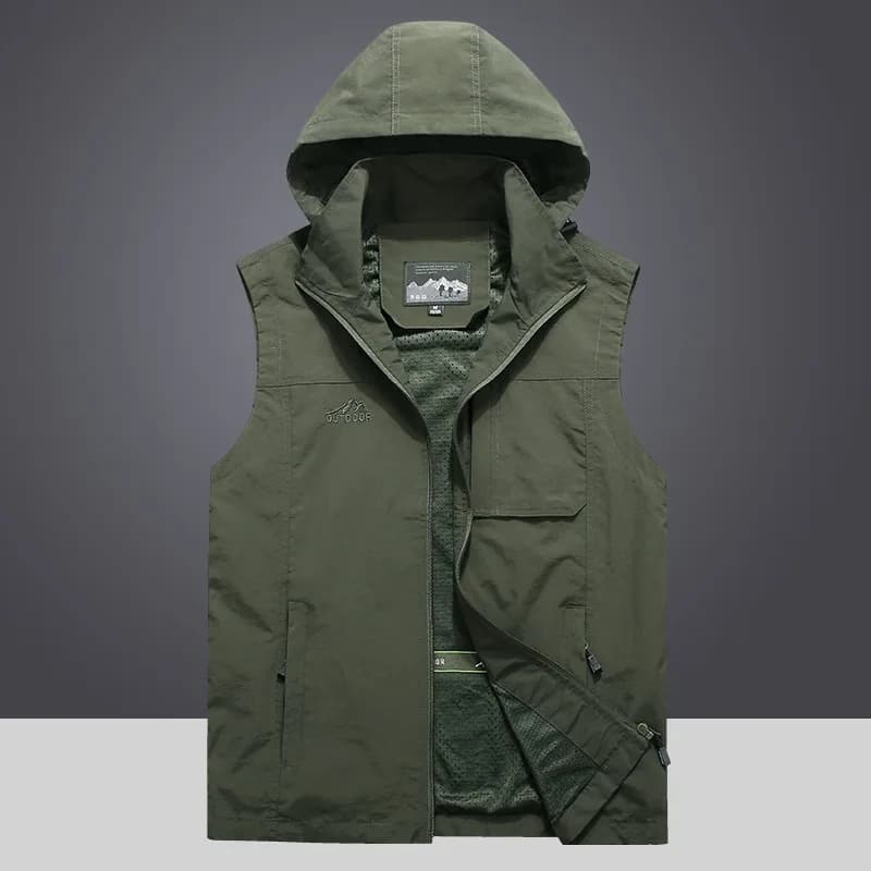 Veste décontractée pêche urbaine à capuche grandes poches qualité premium streetwear 2024
