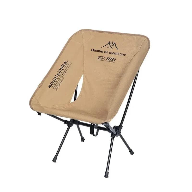 Chaise lune MOUNTAINHIKER ultra légère aluminium pêche camping randonnée pliable vert noir