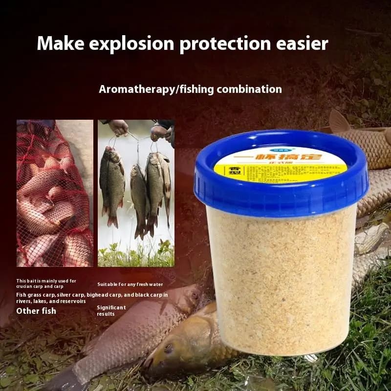 Appât en poudre pour pêche carpe et carassin - mélange attractif efficace à mélanger
