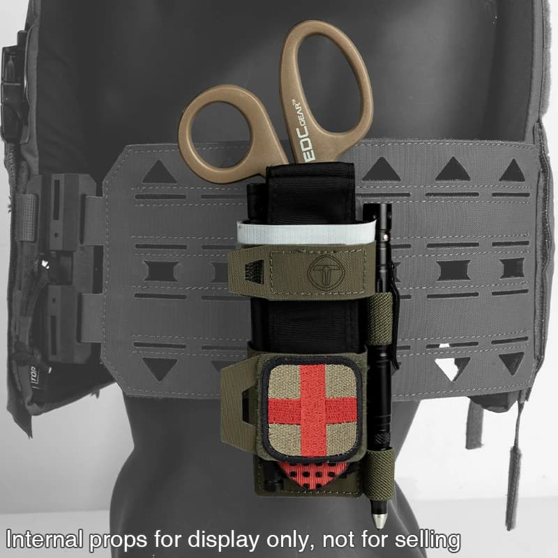 Pochette garrot tactique TOPTACPRO pour trousse secours pêche sportive et activités outdoor