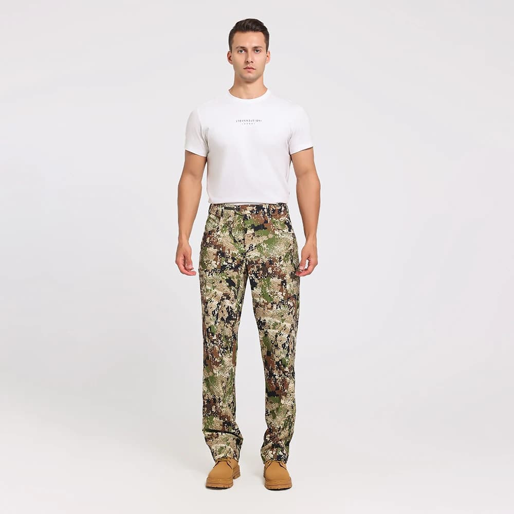 Pantalon jungle camouflage de qualité pour chasse et pêche - Tenue de travail outdoor résistante
