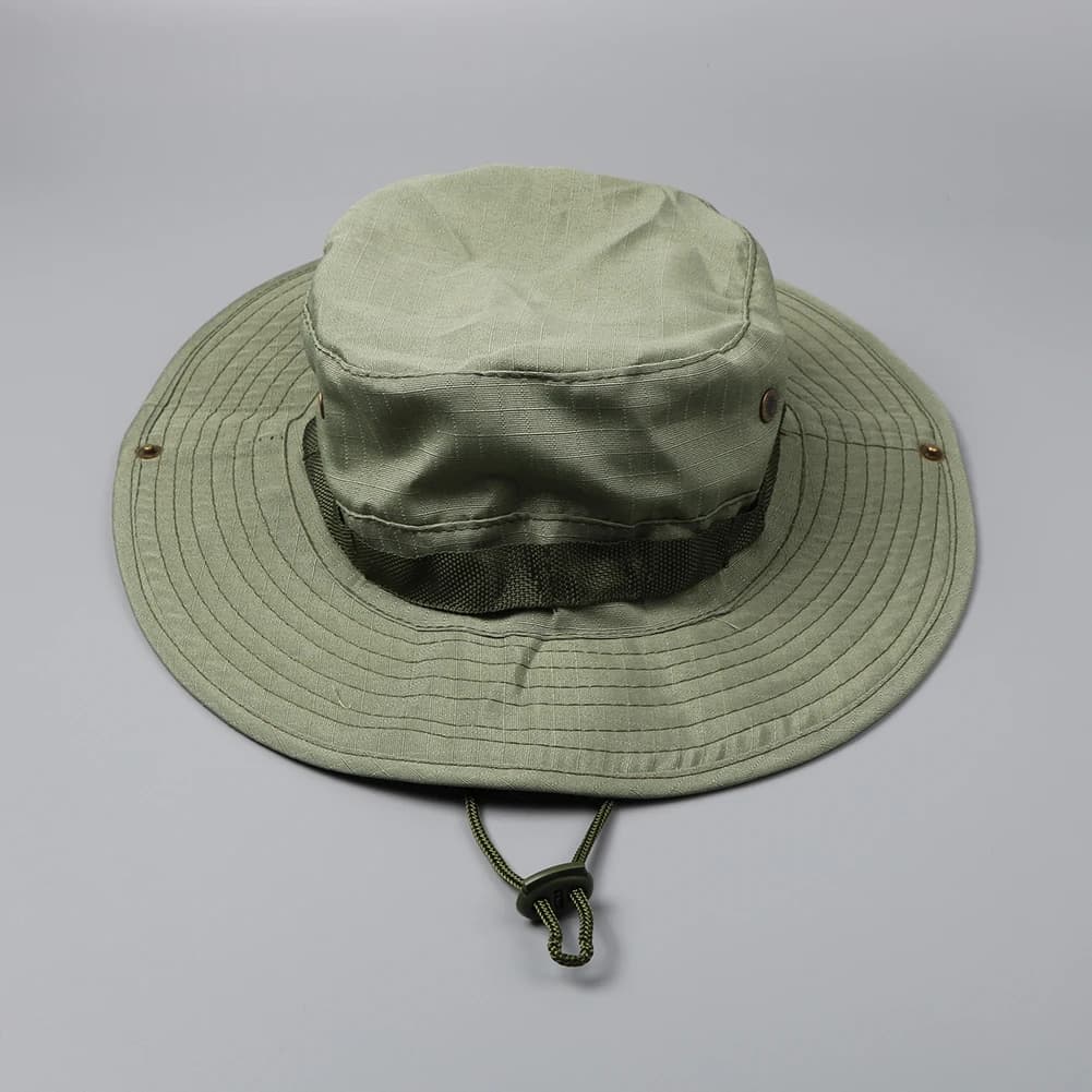 Chapeau bucket tactique camouflage - Casquette de sniper pour camping, escalade, pêche et randonnée
