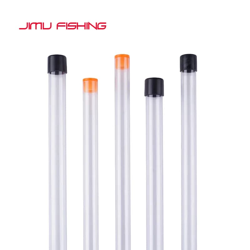 Tube de rangement PVC pour flotteurs de pêche avec 2 tubes cadeaux, étui de protection portable