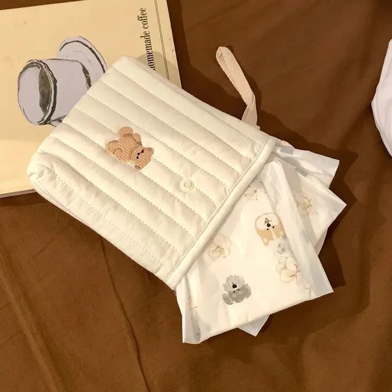 Pochette de rangement serviettes hygiéniques - Mini sac portable tampons étanche discret