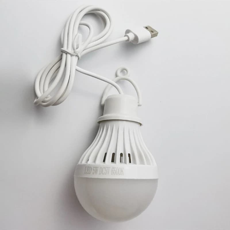 Lampe LED USB suspendue pour tente - éclairage d'urgence étanche camping pêche réparation