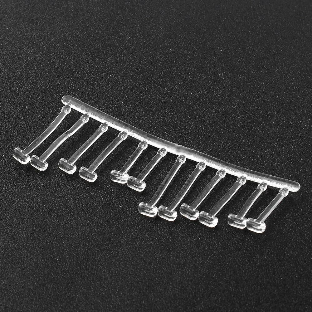 Stoppers anti-fond pour montage hair rig 120 pièces, clairs, pour pêche à la carpe avec pop-up